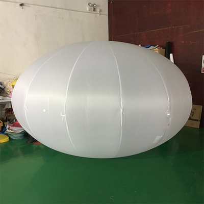 Logotipo personalizado de alta calidad Impresión completa Publicidad al aire libre Helio Balón de PVC inflable con luz