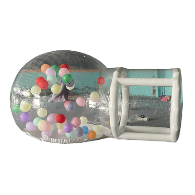 Venta caliente Acampada al aire libre Fiesta de bodas PVC transparente Casa de cúpula de burbujas inflable para niños