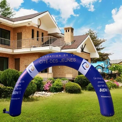 Arco inflable con logotipo personalizado para eventos deportivos