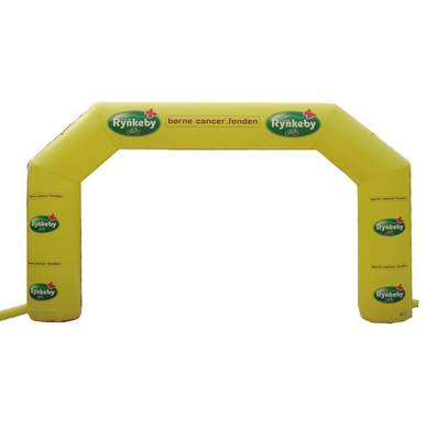 Temática de dibujos animados publicitarios personalizados inflables Arco de entrada de bienvenida para eventos de fiesta