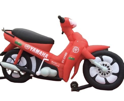 Motocicleta gigante de todo terreno inflable personalizada para publicidad inflable al aire libre