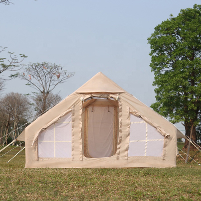 Air Family carpa de campamento inflable de lienzo personalizado de poliéster de lujo
