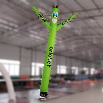 Último diseño Fuera Piernas únicas Tubos inflables Publicidad Bailador de aire inflable