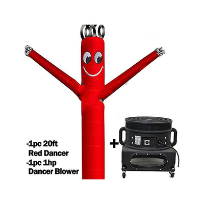 21 pies Barato Inflable Sky Air Dancer Inflable Tube Man Bailando hombre para la publicidad