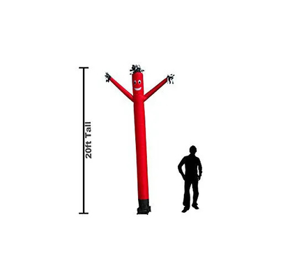 Logotipo OEM de alta calidad personalizado para eventos de bailarín de aire al aire libre hombre inflable de PVC