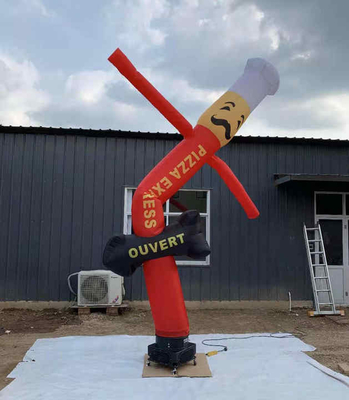 dibujos animados 20ft Air Dancer Tube Man Agitando Publicidad Muñeco de mano inflable