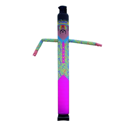 Muñeco de mano dibujo animado bailarín de aire globo de aire inflable ondeando