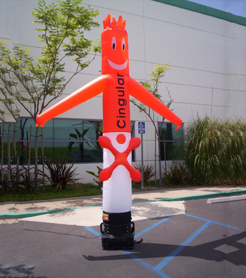 3M Custom Air Dancers Hombre de tubo inflable Impresión digital de una sola pierna