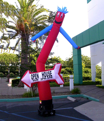 3M Custom Air Dancers Hombre de tubo inflable Impresión digital de una sola pierna