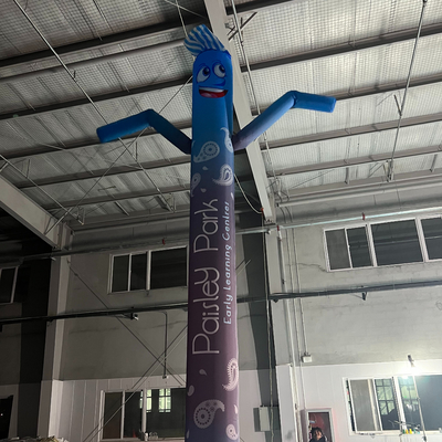 dibujos animados inflables hombre que agita al aire libre bailarín del cielo globo personalizado