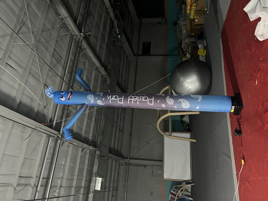 dibujos animados inflables hombre que agita al aire libre bailarín del cielo globo personalizado