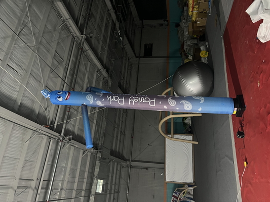 dibujos animados inflables hombre que agita al aire libre bailarín del cielo globo personalizado