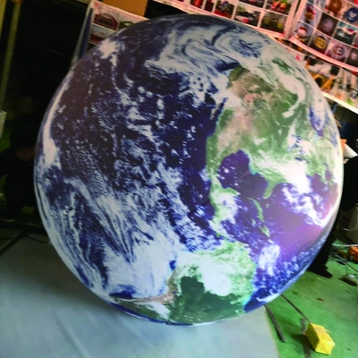 Tejido de PVC Publicidad sellada Globos inflables del planeta Marte
