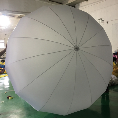 Logotipo personalizado de alta calidad Impresión completa Publicidad al aire libre Helio Balón de PVC inflable con luz