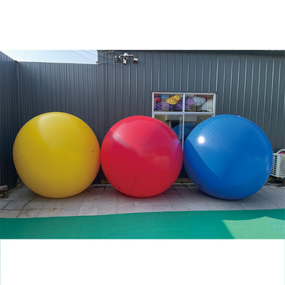 Granes bolas de esfera iluminadas inflables luz LED globo de helio para el desfile publicitario