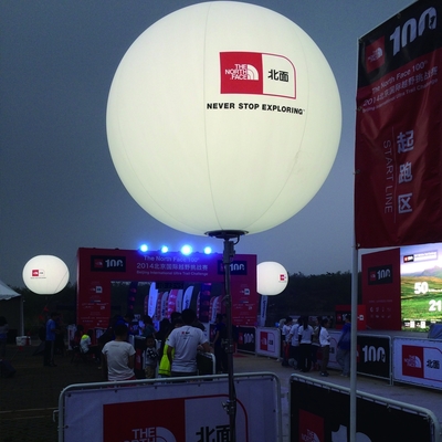 Gran globo de helio inflable para publicidad con logotipo Impresión globo de aire aéreo inflable esfera de mosca