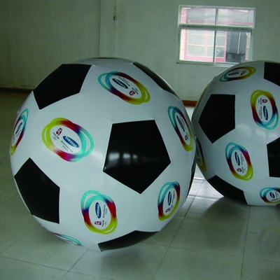 Venta caliente de PVC gigante globo de helio inflable PVC blanco con logotipo y luz LED