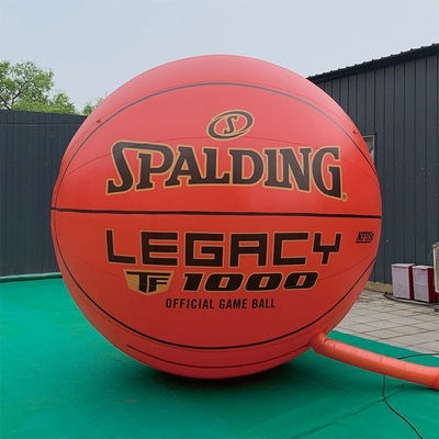 PVC hermético inflables 2 m de baloncesto publicidad con soplador inflables flotante de publicidad globo