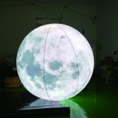 Cambio de color globo de helio gigante, iluminación globo inflable para publicidad