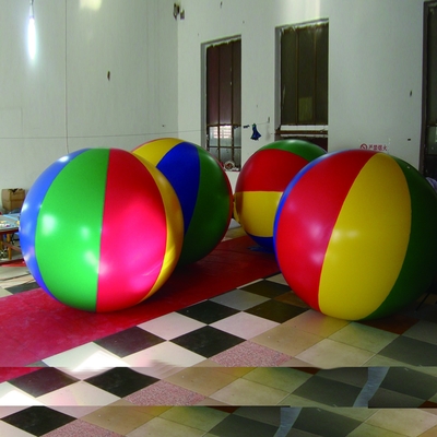 Cambio de color globo de helio gigante, iluminación globo inflable para publicidad