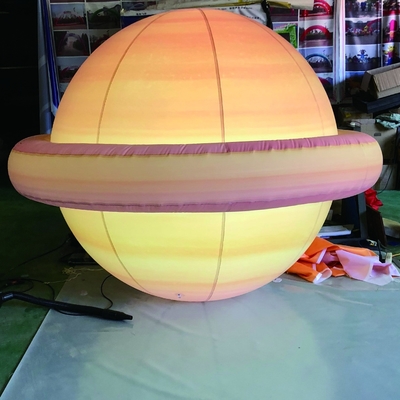 Cambio de color globo de helio gigante, iluminación globo inflable para publicidad