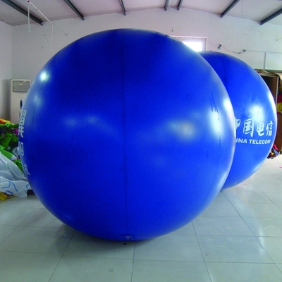 Balón volante de helio inflable de PVC sellado por aire con logotipo para publicidad
