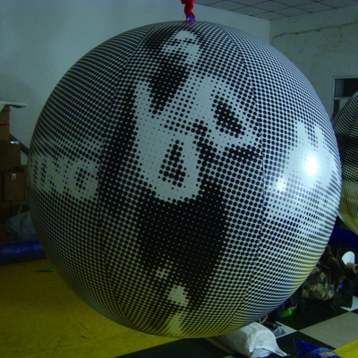 Balón volante de helio inflable de PVC sellado por aire con logotipo para publicidad