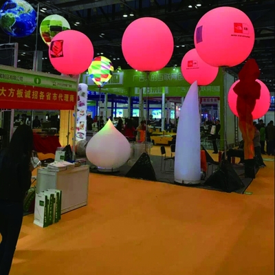 Balón inflables gigantes personalizados Publicidad Iluminación de inflación Balón de helio de PVC