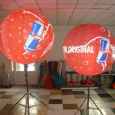 Balón inflables gigantes personalizados Publicidad Iluminación de inflación Balón de helio de PVC