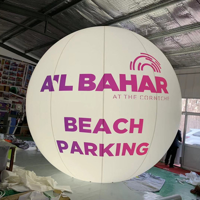 Impresión digital completa PVC hermético Inflable 4 m Helio publicitario Balón flotante para actividades promocionales
