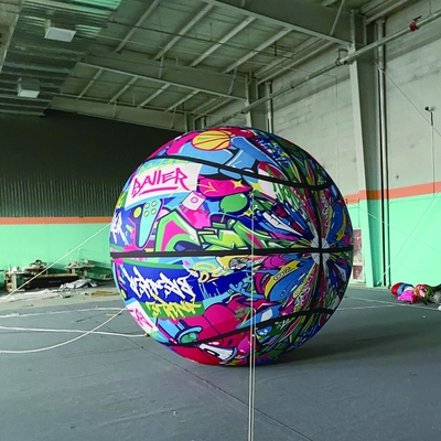gigante de 3 m de tamaño cielo naranja bailarín luz cúpula globos aerost tico publicidad inflado globos inflables hombre venta en buen material