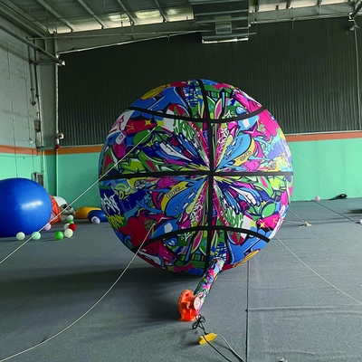 gigante de 3 m de tamaño cielo naranja bailarín luz cúpula globos aerost tico publicidad inflado globos inflables hombre venta en buen material