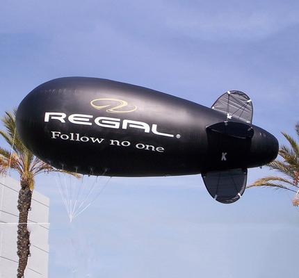 Nueva llegada Personalizar chino de varios colores de PVC Publicidad globo gigante Inflables dirigible OVNI