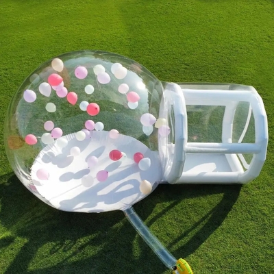Tienda de burbujas inflable Tienda de cúpula de iglú transparente PVC Globo claro Casa de burbujas inflable para fiesta de bodas al aire libre