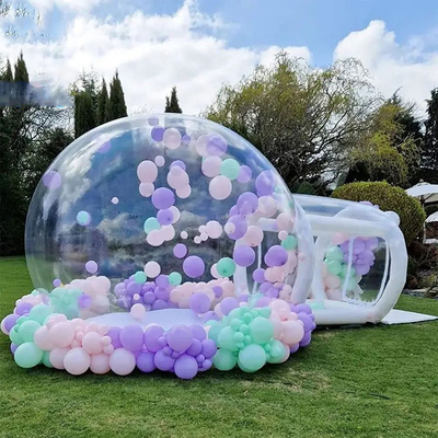 Fiesta al aire libre Inflable Transparente Tienda de iglú alquiler clara Cúpula de burbujas Tienda de burbujas inflables Casa de globos para niños