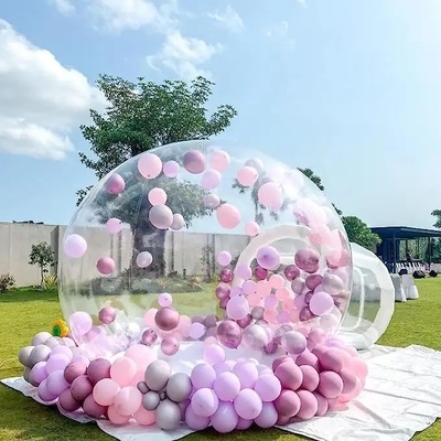 Fiesta al aire libre Inflable Transparente Tienda de iglú alquiler clara Cúpula de burbujas Tienda de burbujas inflables Casa de globos para niños