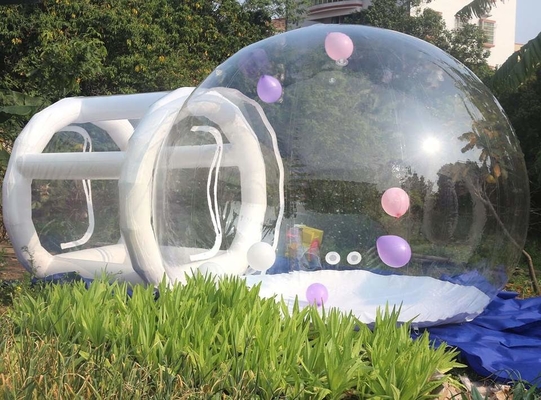 Fiesta al aire libre Inflable Transparente Tienda de iglú alquiler clara Cúpula de burbujas Tienda de burbujas inflables Casa de globos para niños