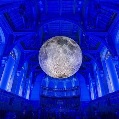Venta caliente de luces gigantes inflables con bola de luna