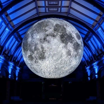 Venta caliente de luces gigantes inflables con bola de luna