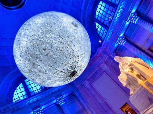 Venta caliente de luces gigantes inflables con bola de luna