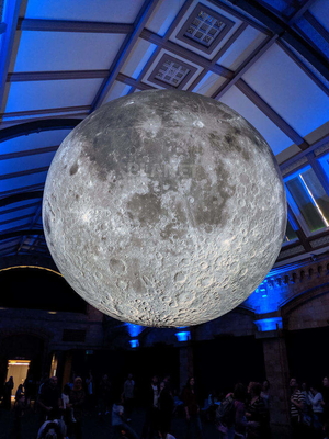 Venta caliente de luces gigantes inflables con bola de luna