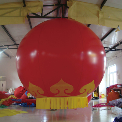 Publicidad de PVC de alta calidad con sello de aire para decoración Balón volador inflable con impresión de logotipo