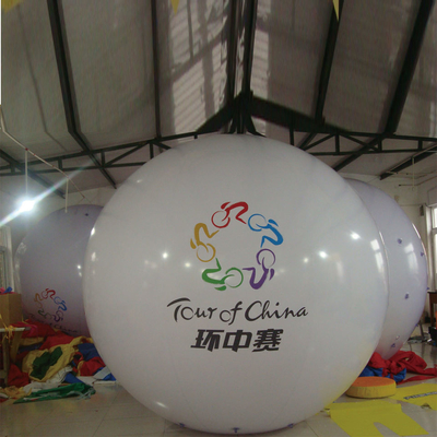 Publicidad de PVC de alta calidad con sello de aire para decoración Balón volador inflable con impresión de logotipo