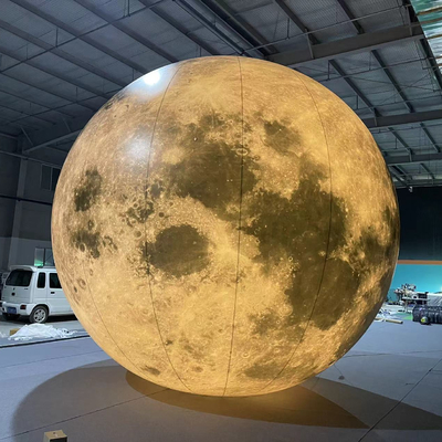 Por mayor Gran Luna Inflable Gigante Planeta Balón Balón Salto Luna Inflable con LED