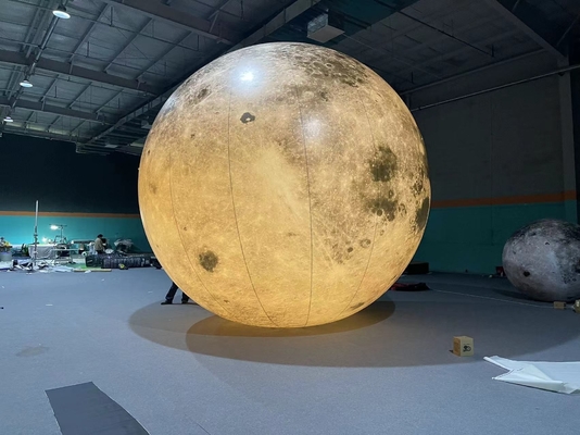 Por mayor Gran Luna Inflable Gigante Planeta Balón Balón Salto Luna Inflable con LED