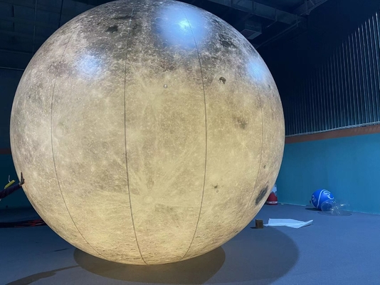 Por mayor Gran Luna Inflable Gigante Planeta Balón Balón Salto Luna Inflable con LED