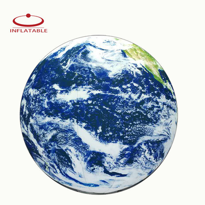 Logotipo personalizado de gran tamaño de publicidad modelo inflable luz LED globo lunar inflable para la decoración