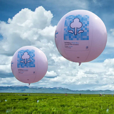 Decoraciones al por mayor Logotipo personalizado Pvc Inflatable Publicidad Gigante Gran globo inflable de helio