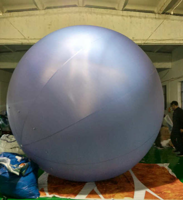 Festa al aire libre de luz LED de decoración gigante de helio PVC globo inflable con impresión de logotipo