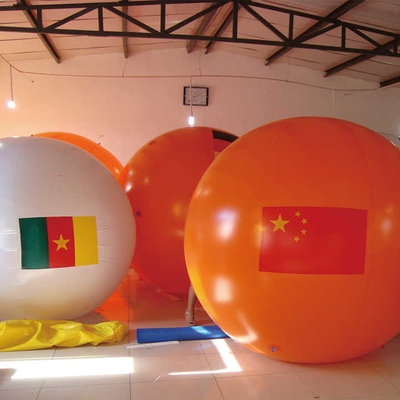 Venta caliente Buen precio Tamaño personalizado Inflable de publicidad PVC globo de helio
